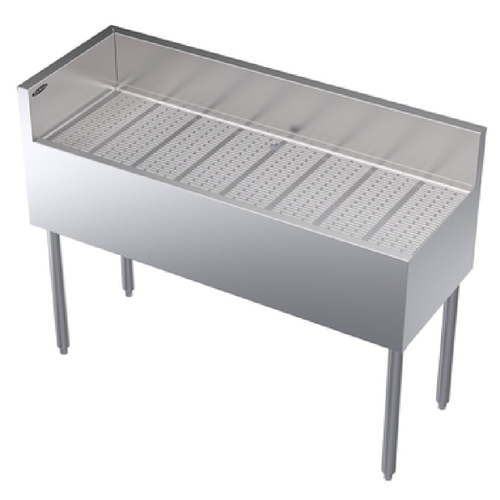 Krowne KR19-C48L Royal Series Underbar Corner Drainboard Free Standing 48"W X 19"D X 36-1/2"H.O.A.