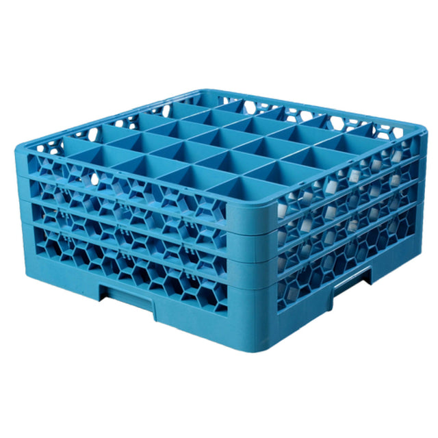 Carlisle RG25-314 Carlisle OptiClean™ Dishwasher Glass Rack 25-compartments (3-1/2" X 3-1/2") With (3) Extenders