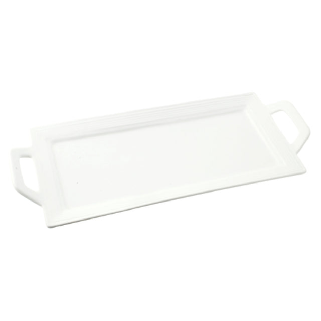 10 Strawberry St WTR-15EMBHNDLPLTR - Platter, 15" X 7", Rectangular