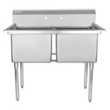 Empura ESD21818 - Sink, 43"W X 23.5"D X 44.25"H, (2) Compartment