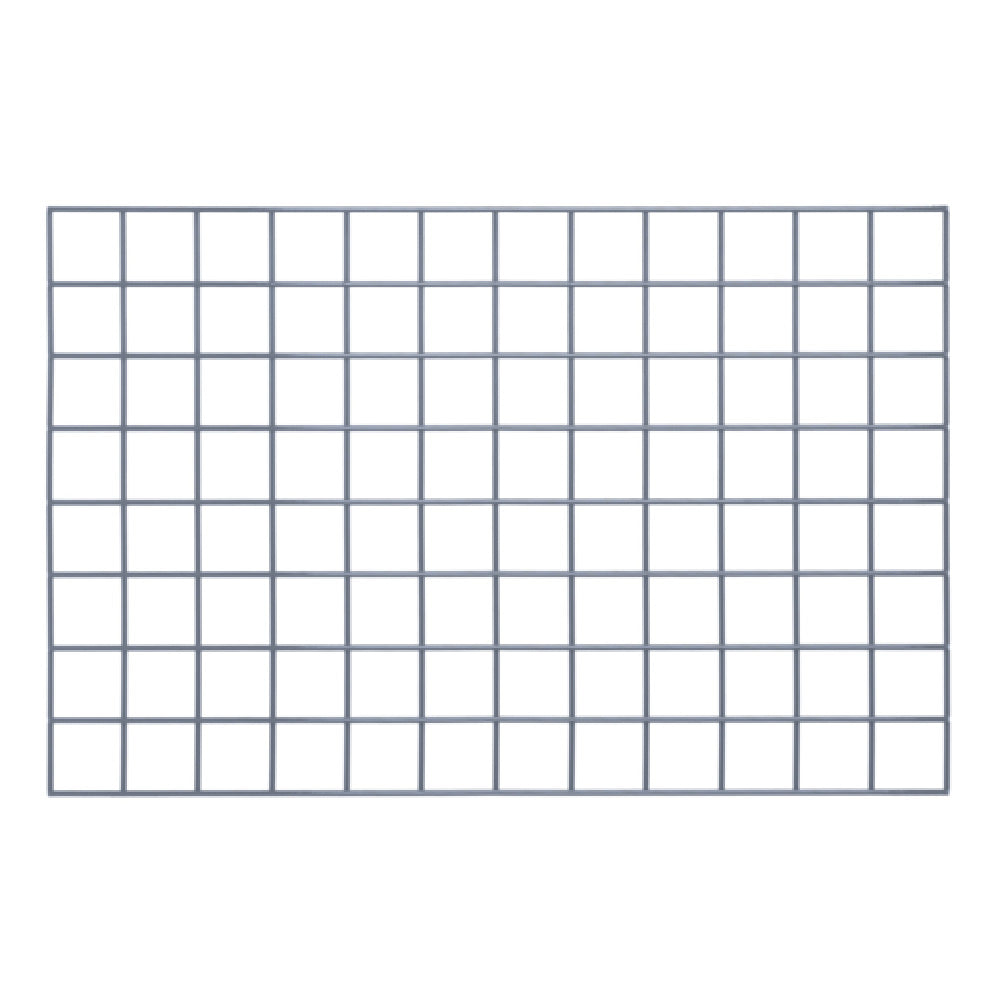 Quantum SG-2436GY Store Grid Panel 36"W X 24"H Gray Epoxy Antimicrobial Finish
