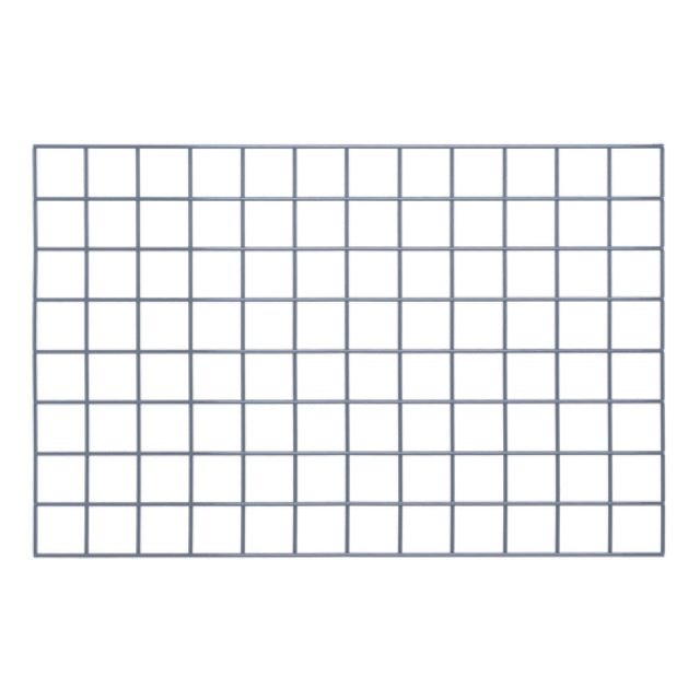 Quantum SG-2436GY Store Grid Panel 36"W X 24"H Gray Epoxy Antimicrobial Finish