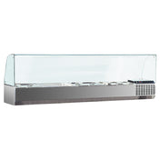 Marra Forni GAC225 Refrigerated Countertop Condiment Rail 88" W (10) 1/3 Pan Capacity