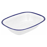 BauscherHepp TEW7620 Enamelware Collection Dish 13-1/2 Oz 7-3/4"L X 6"W X 1-3/4"H