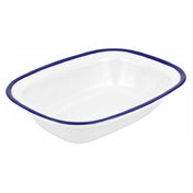BauscherHepp TEW7620 Enamelware Collection Dish 13-1/2 Oz 7-3/4"L X 6"W X 1-3/4"H