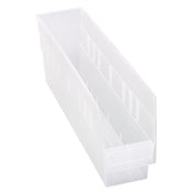 Quantum QSB203CLCS - Economy Shelf Bin, Nesting, 4-1/8"W X 17-7/8"L X 6"H