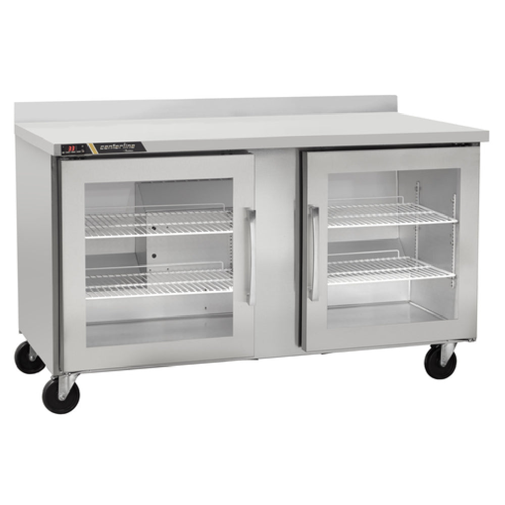 Traulsen CLUC-60R-GD-WTLL Centerline™ Compact Undercounter Refrigerator With Work Top