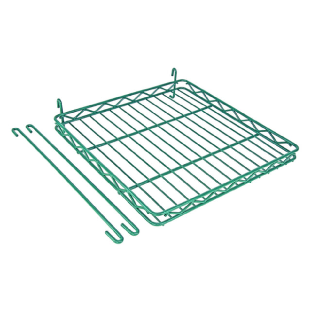Quantum SG-S1616P Store Grid Shelf 16-1/2"W X 16-1/2"D With Retaining Edge
