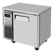 Turbo Air JUF-36-N J Series Side Mount Undercounter Freezer One-section 35-3/8"W X 27-1/2"D X 28-3/4"H