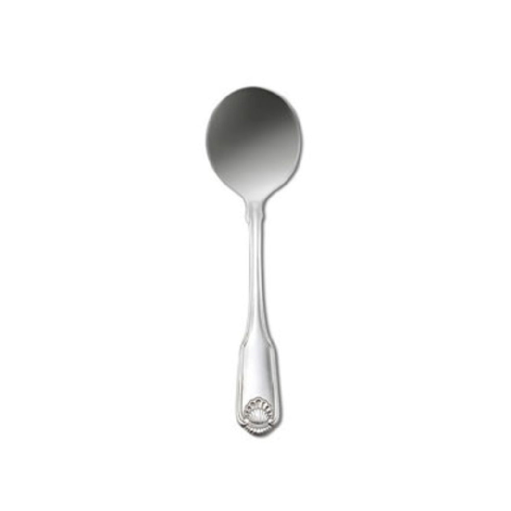 1880 Hospitality 1046SBLF Oneida® Bouillon Spoon 6" Shell Motif Stamped In Handle