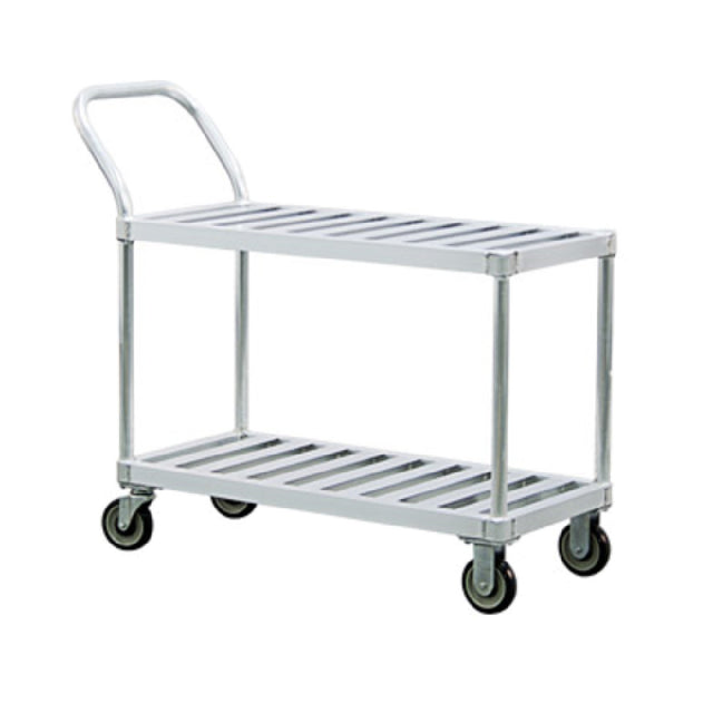 New Age Industrial 1420 Utility Cart (2) "T"-bar Shelves Open Base