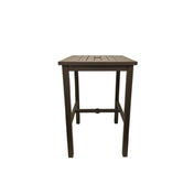 Grosfillex US930599 Sigma Complete Outdoor Table 28" X 28" X 42"H Square