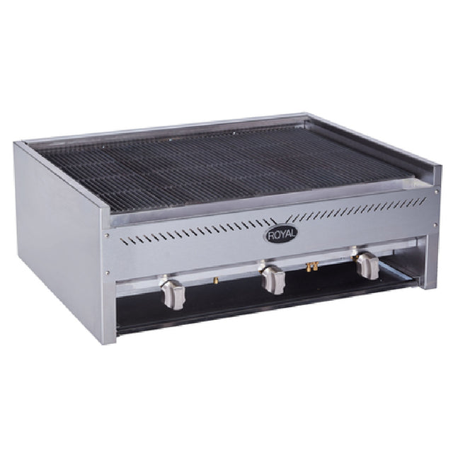 Royal Range Of California RCB-48_LP Heavy Duty Charbroiler Gas Countertop