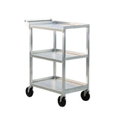 New Age Industrial 1440 Bussing Cart Open Design (3) Solid Shelves
