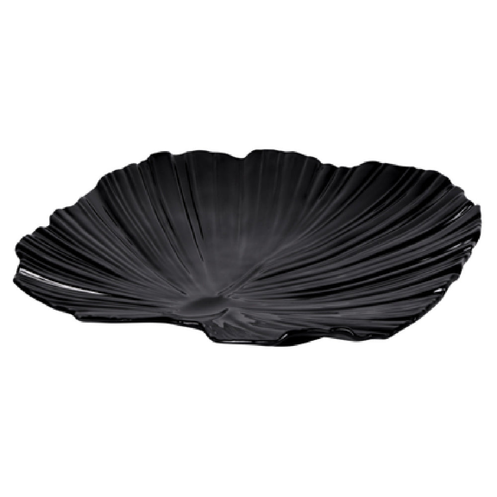 Elite Global Solutions M14PL-B Platter 14"L X 13-1/2"W X 1-3/4"H Palm Leaf Shape