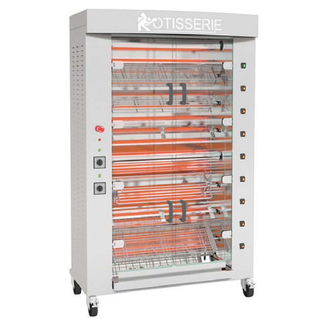Rotisol FB1160-8E-SS FlamBoyant Rotisserie Oven Electric Floor Model