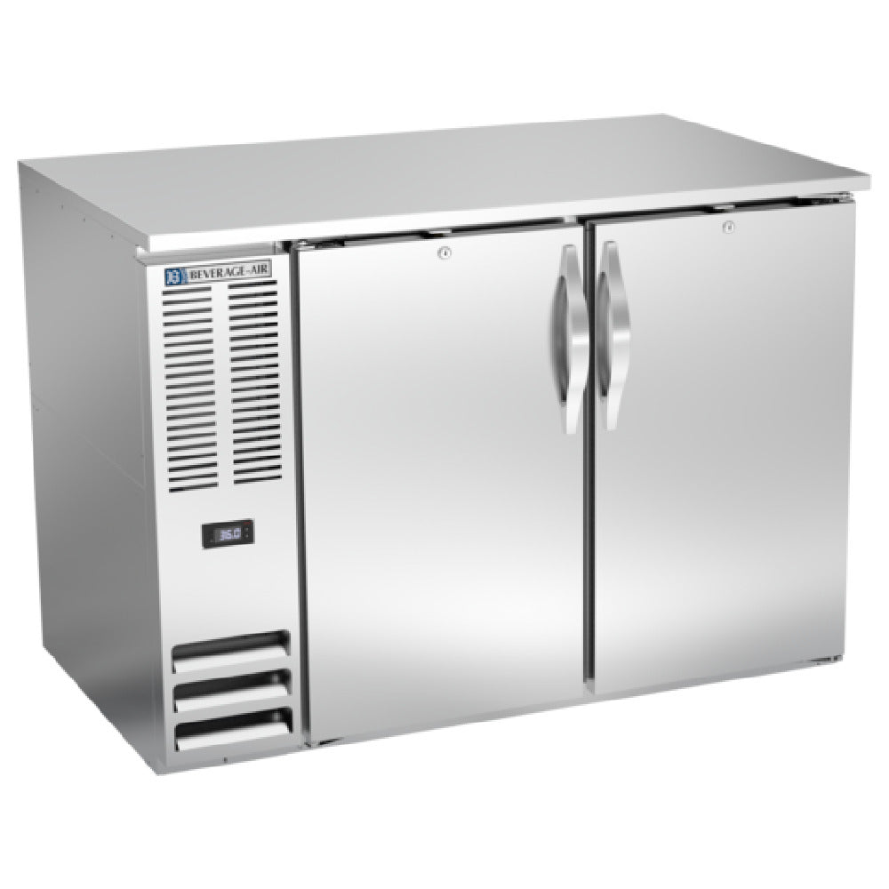 Beverage Air BB48HC-S - Refrigerated Back Bar Storage Cabinet, Two-section, 48"W X 30-3/8"D X 34"H