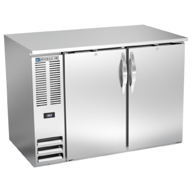 Beverage Air BB48HC-S - Refrigerated Back Bar Storage Cabinet, Two-section, 48"W X 30-3/8"D X 34"H