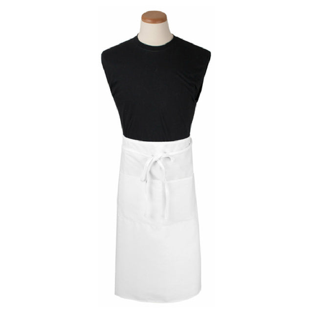 John Ritzenthaler Company CL2PWAWH Chef Revival® Bistro Waist Apron 33" X 30" Long 2 Pocket