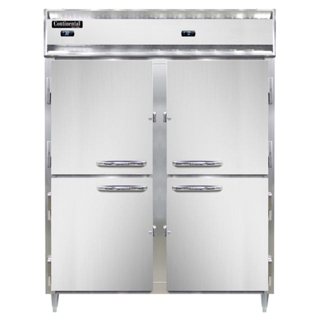 Continental Refrigerator D2RFENSSHD Designer Line Refrigerator/Freezer Reach-in