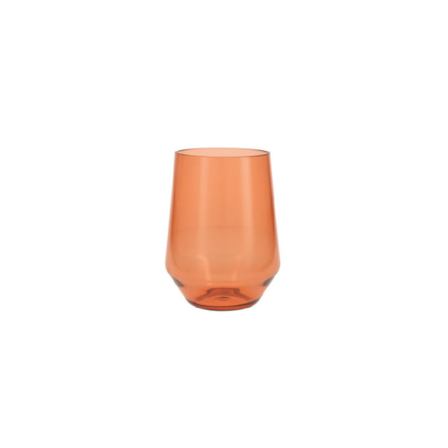 Fortessa PS.SOLE.TC.06 Sole Stemless Wine Terra Cotta Glass 19 Oz. (562ml)