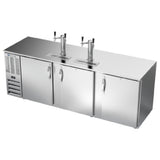 Beverage Air DD94HC-S - Draft Beer Cooler, 94"W X 30-3/8"D X 49-5/16"H, 32.768 Cu. Ft.