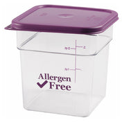 Cambro 4SFSCW441 CamSquare® Food Container 4 Qt. 7-1/4"L X 7-1/4"W X 7-3/8"H