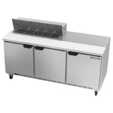 Beverage Air SPE72HC-10 Sandwich Top Refrigerated Counter Three-section 72"W