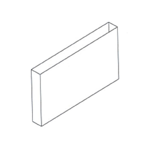 Jade Range R-36 Titan™ High Back Riser 36" Stainless Steel