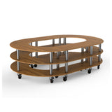 Steelite MGCMSB07BSXW - Kidney Shape Stadium Station, Modular, Mogogo