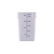 CAC China FS3P-SQ22W Food Storage Container 22 Qt. Square