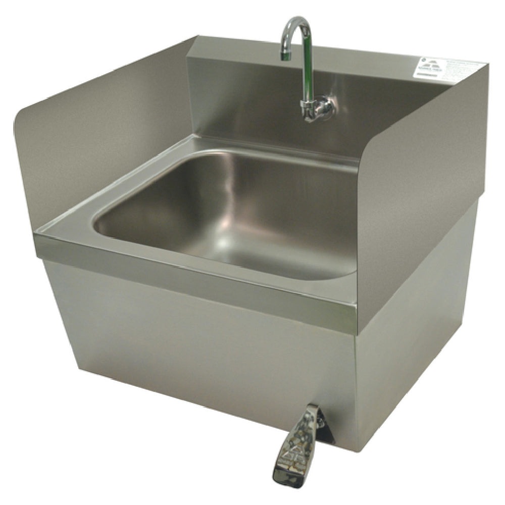 Advance Tabco 7-PS-17F Welded Side Splash 7-3/4"H (installed Height) Both Sides