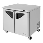 Turbo Air TUF-36SD-N Super Deluxe Series Undercounter Freezer Two-section 36-1/4"W X 31"D X 35-5/8"H