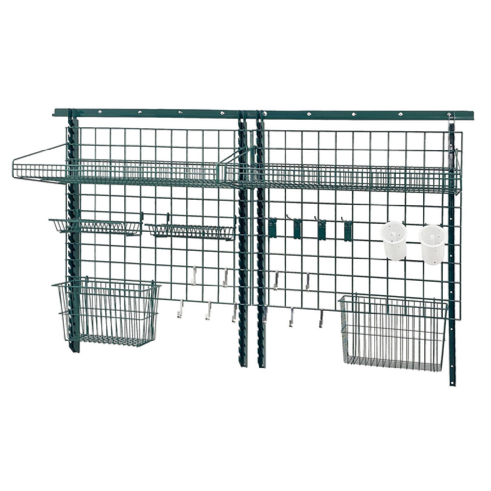 Quantum SGK-723036-1P Store Grid Medium-Duty Kit Includes: (1) 72" Wall Track