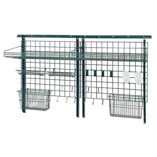 Quantum SGK-723036-1P Store Grid Medium-Duty Kit Includes: (1) 72" Wall Track