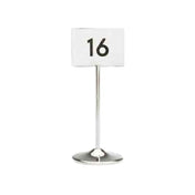 BauscherHepp 13.2264.2000 Table Number Stand 7-7/8"H (200mm) 18/10 Stainless Steel