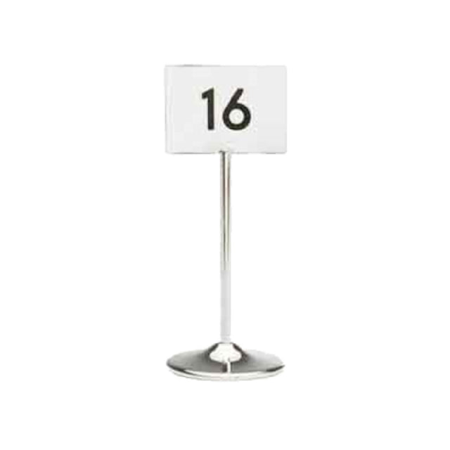 BauscherHepp 13.2264.2000 Table Number Stand 7-7/8"H (200mm) 18/10 Stainless Steel