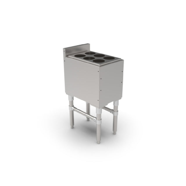John Boos UBIB-1812 Slim-Line Underbar Ice Bin/Cocktail Unit 12"W X 18"D X 32-1/2"H Overall Size