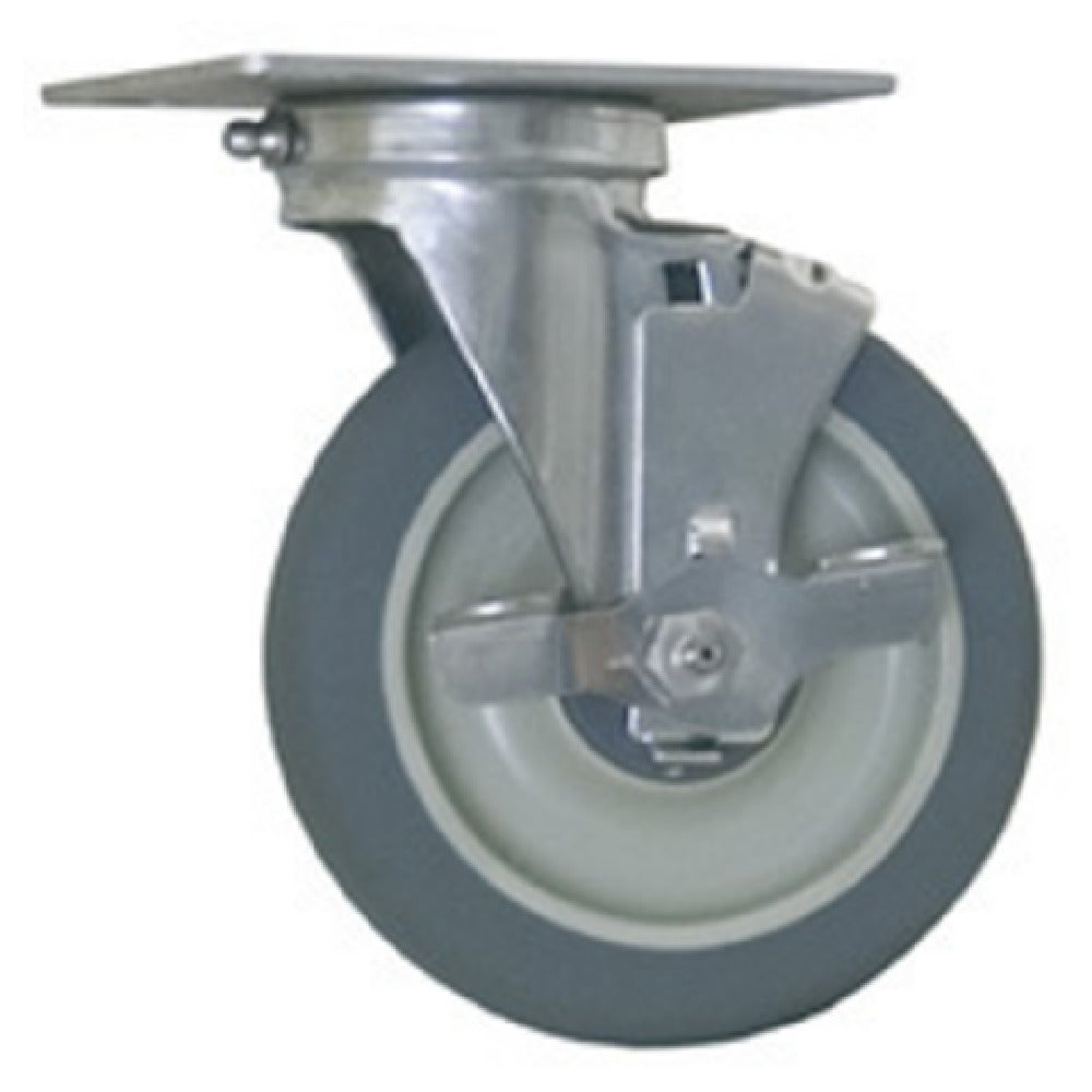 Eagle Group CPR8P-700 - Plate Caster, Rigid, 8" Wheel Diameter