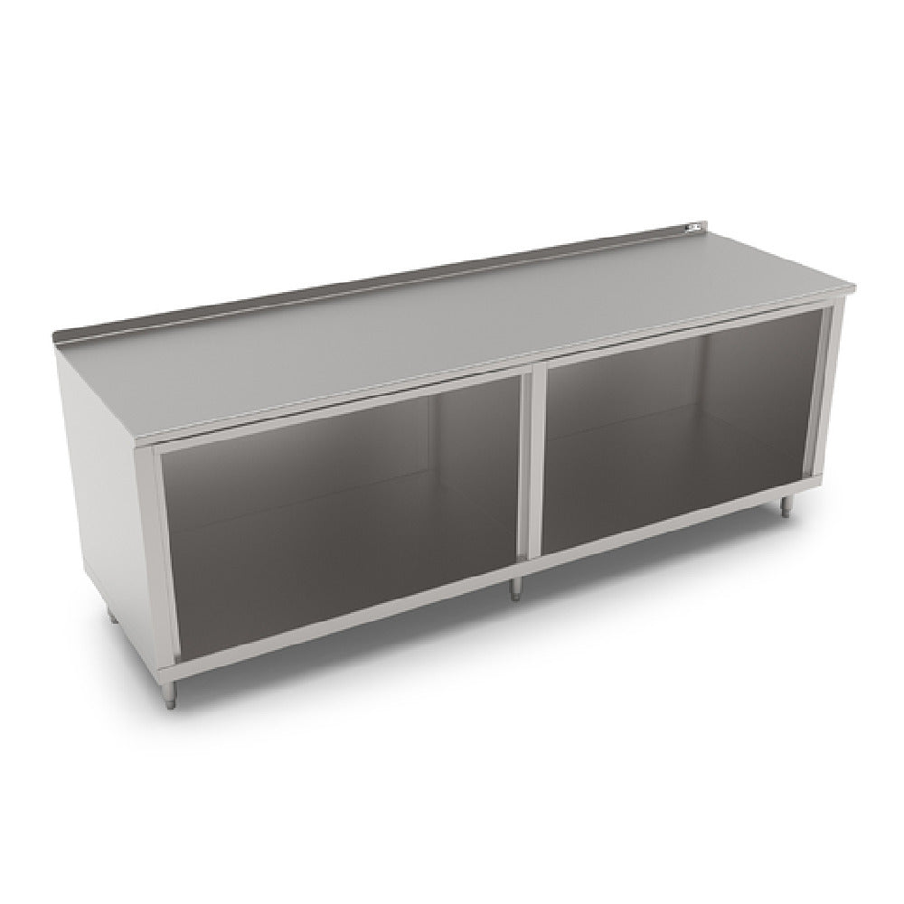 John Boos 4CO6R1.5-24120 Work Table Cabinet Base With Open Front 120"W X 24"D