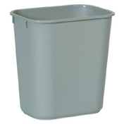 Rubbermaid FG295500GRAY Waste Basket 13-5/8 Quart 11-3/8"W X 8-1/4"D X 12-1/8"H