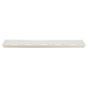 Bon Chef EZ-12L-1-SDCGRN EZ Fit Smart Bowl Tile 1/2 Long (5) 3-1/8" Cutouts