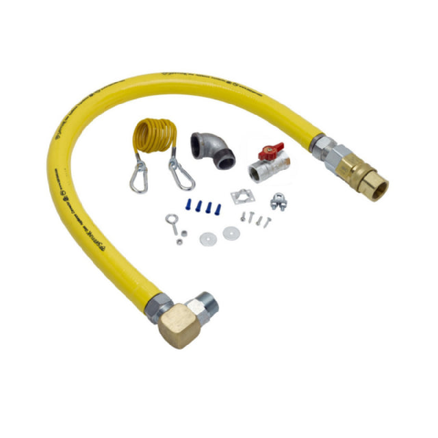 T&S Brass HG-4F-48SEL Safe-T-Link Gas Connector Hose 1-1/4"connection 48" Hose