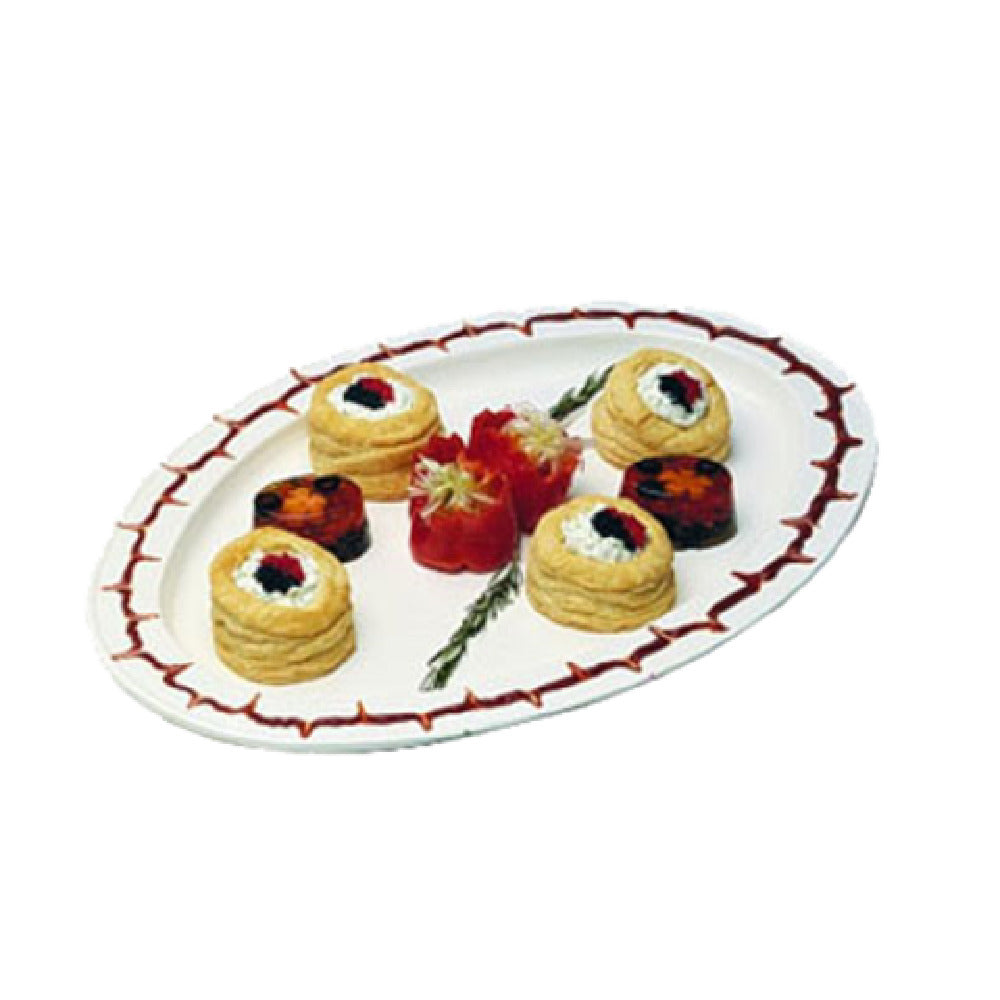 Bon Chef 2045BLKSPKLD Serving Tray 14-1/4" X 20-1/4" Oval