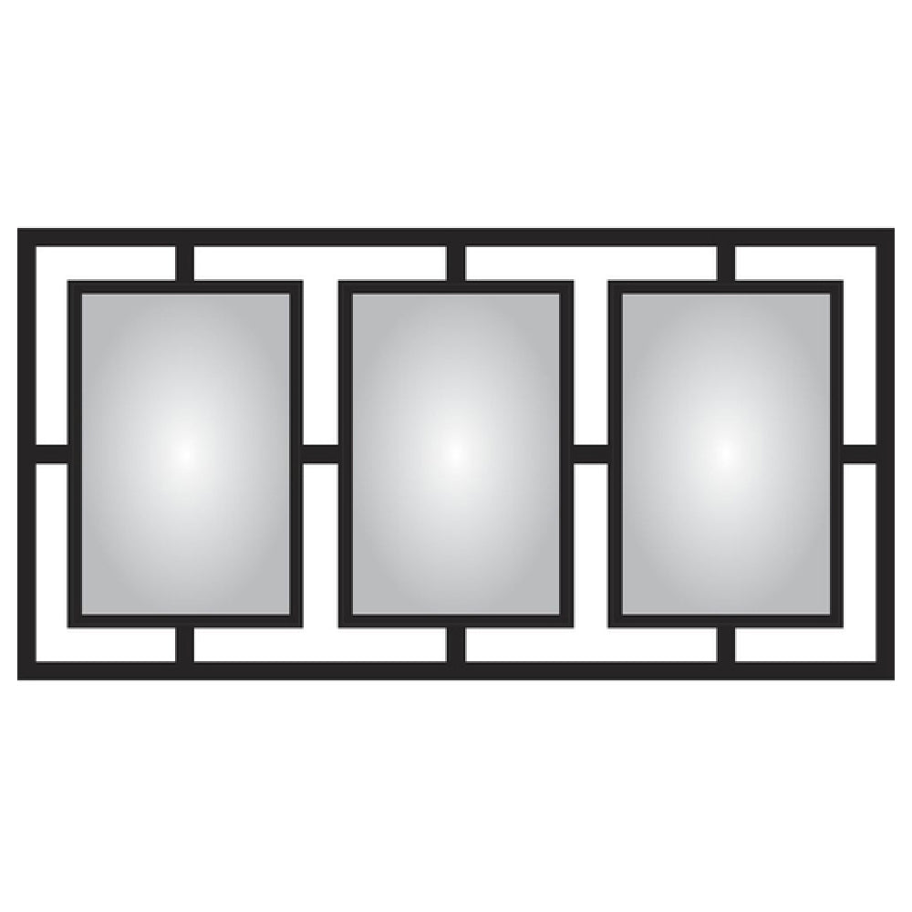 Hubert 34994 - Menu Board, 3-pocket, Wall-mount