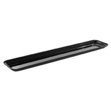 Hubert 57760 - HUBERT® Black Acrylic Food Pan - 30"L X 6"W X 1"D