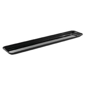 Hubert 57760 - HUBERT® Black Acrylic Food Pan - 30"L X 6"W X 1"D
