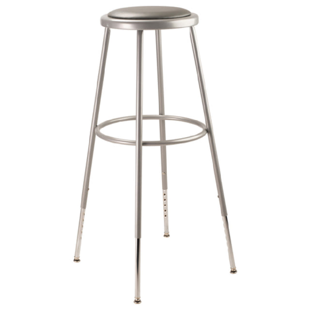 National Public Seating 6430H NPS® Heavy Duty Steel Stool 32"-39" Height Adjustable