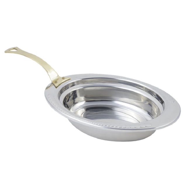 Bon Chef 5404HL Food Pan Full Oval 2 Qt. (64 Oz.) Capacity