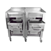 Connerton Cooking A-4F Griddle/Overfire Broiler Combination Floor Model Gas